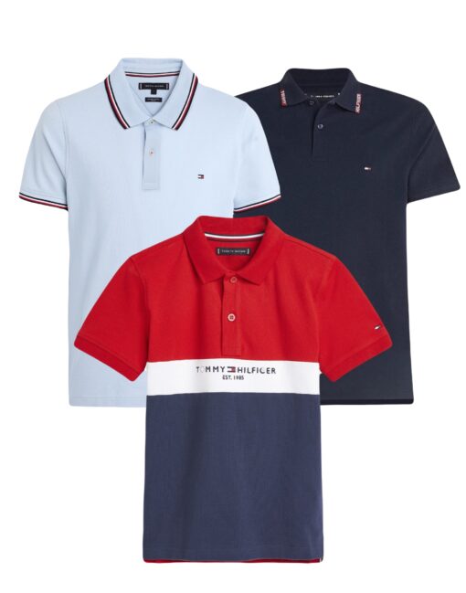 BOX TOMMY HILFIGHER POLO SHIRTS